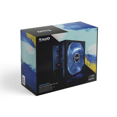 TooQ TQXGEII-800SAP unidad de fuente de alimentación 800 W 20+4 pin ATX ATX Negro