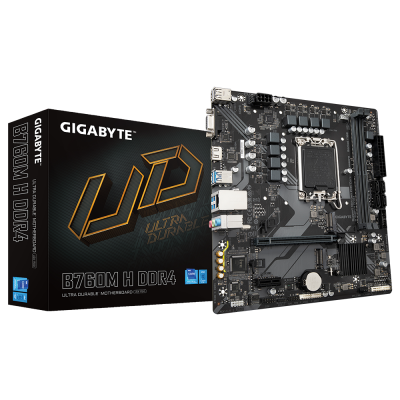 Gigabyte B760M H DDR4 (rev. 1.0) Intel B760 Express LGA 1700