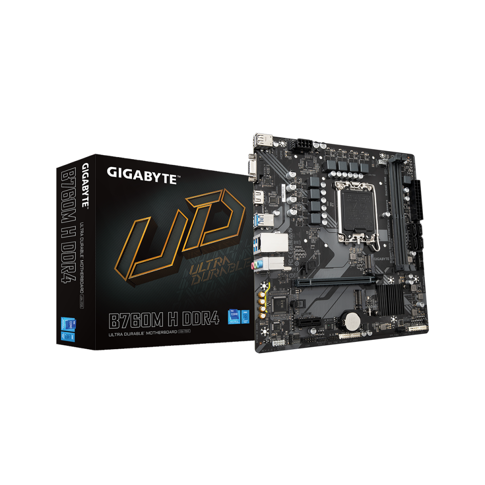 Gigabyte B760M H DDR4 (rev. 1.0) Intel B760 Express LGA 1700