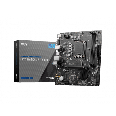 MSI PRO H610M-E DDR4 placa base Intel H610 LGA 1700