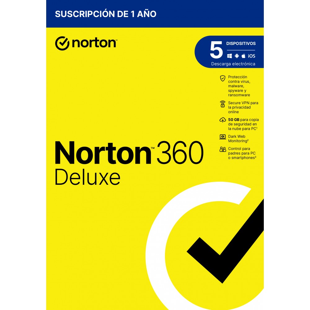 NortonLifeLock 360 Deluxe Seguridad de antivirus
