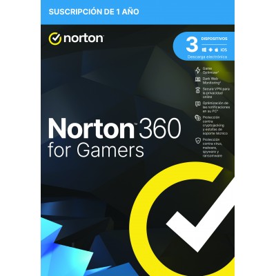 NortonLifeLock 360 for Gamers Seguridad de antivirus