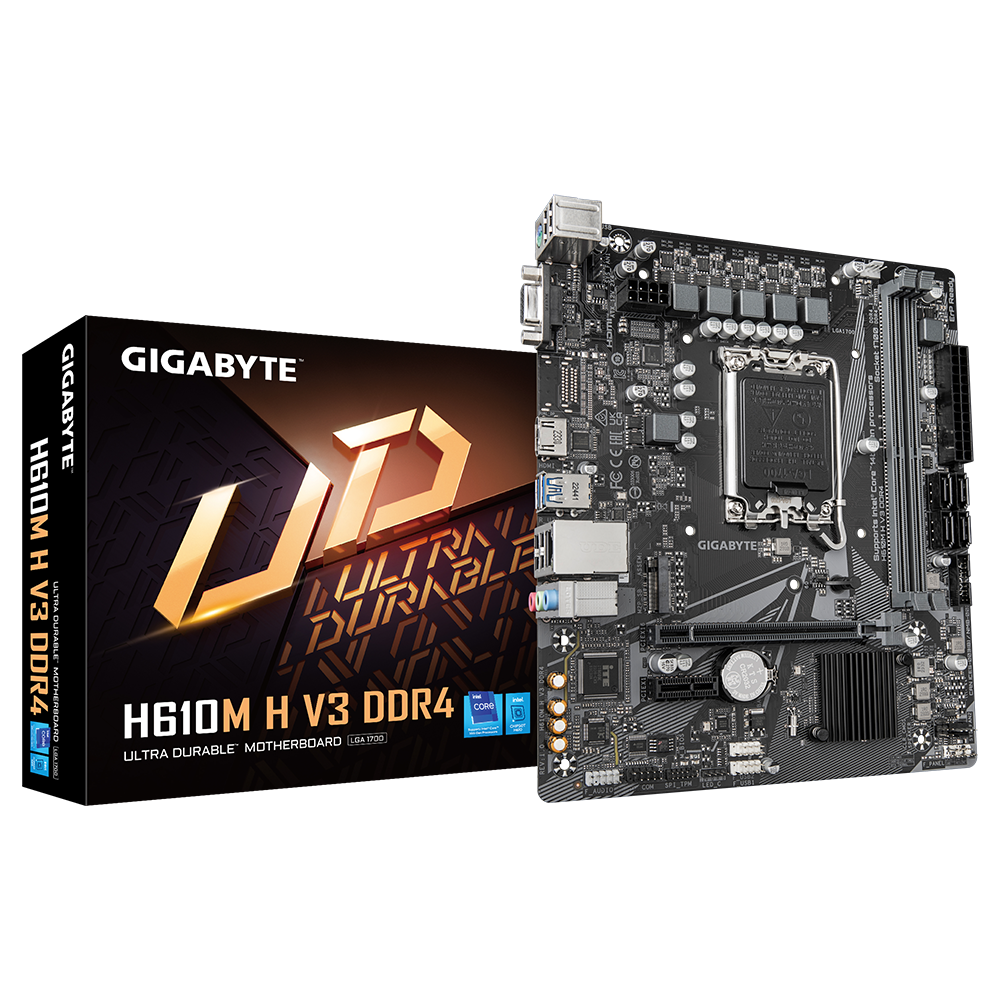 GIGABYTE H610M H V3 DDR4 placa base Intel H610 Express LGA 1700
