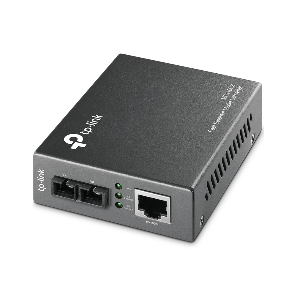 TP-Link MC110CS convertidor de medio 1000 Mbits 1310 nm Negro