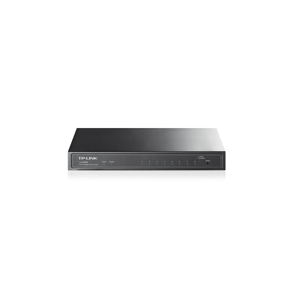TP-Link JetStream TL-SG2008 switch Gestionado L2L2+ Gigabit Ethernet