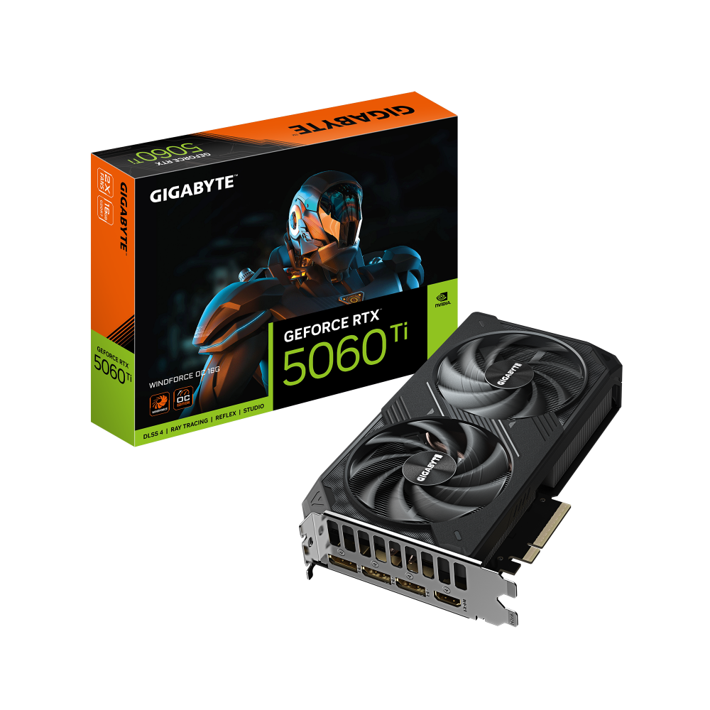 GIGABYTE GeForce RTX 5060 Ti WINDFORCE OC 16G
