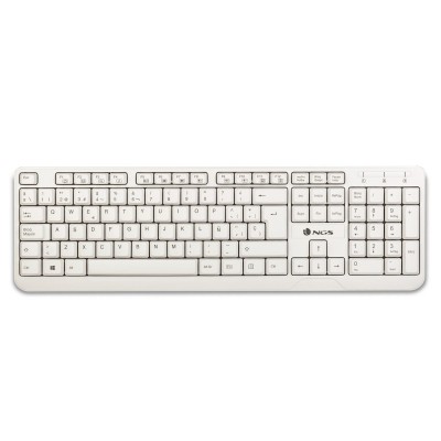 NGS Spike teclado USB QWERTY Blanco